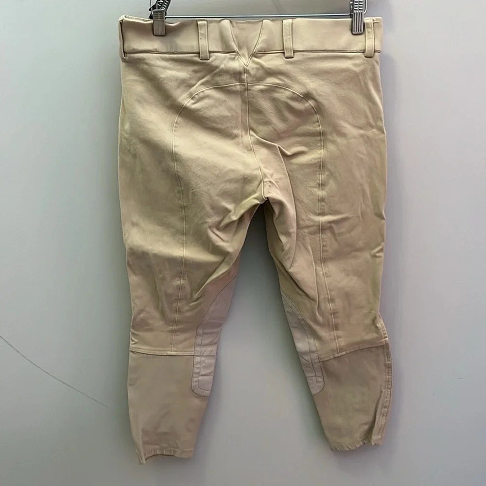 Ariat Equestrian Riding Pants Breeches Knee Patch Size 28 Cropped